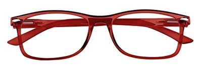 Corpo-otto Occhiali da Lettura Slim Rosso +2,50