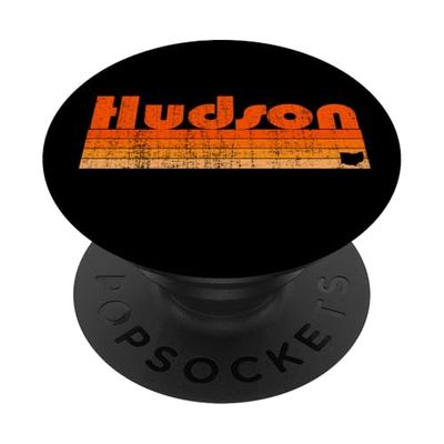 Hudson, Ohio, estilo retro de los años 80 PopSockets PopGrip Adhesivo