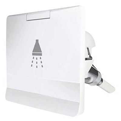 WHITE HOUSING VOOR SHOWERHEAD SQUAR COVER