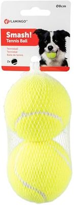 Flamingo GC Pallina da Tennis Smash Giallo 8CM 2PZ