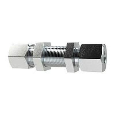 Unión recta de rosca, diámetro exterior del tubo de 14 mm, PN máx. 630 bar, SW1 27, SW2 30, SW3 30, acero galvanizado.