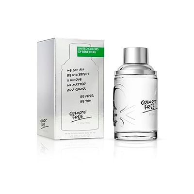 United Colors Colors Free di Benetton Eau de Toilette Per lui 100 ml