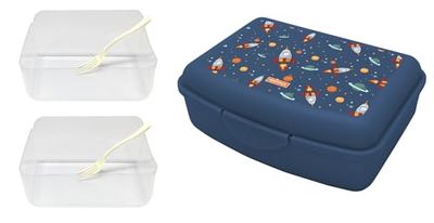 NERTHUS FIH 1294 Kids Lunch Box, Polypropylene, Space