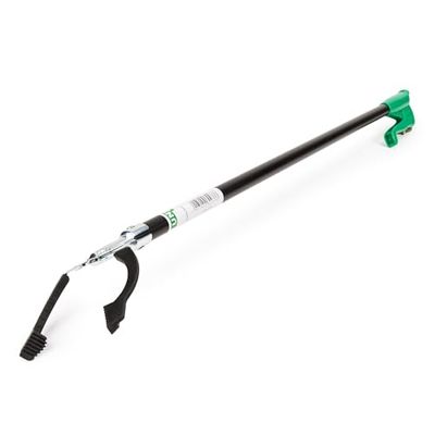UNGER NN900 NiftyNabber PRO Litter Picker - Trash Rubbish Picker Grabber HEAVY DUTY 97cm - Multi-Purpose Reacher Grabber Stick - Steel Claw with Rubber Grip, Green
