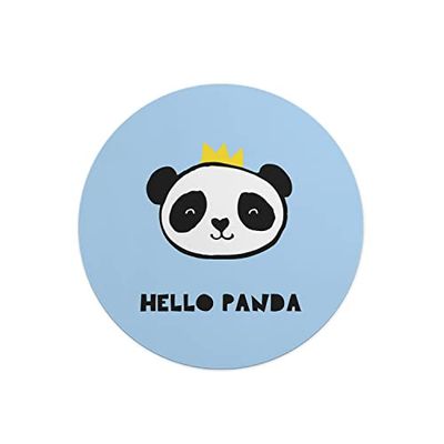 Questo Casa, Round Digital Printed Mouse Pad, Non-Slip Base, for Office and Home, Diameter:22cm