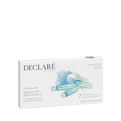 Declaré Hydro balans femme/kvinnor fukt 24 h effekt ampulle, 7 x 2,5 ml