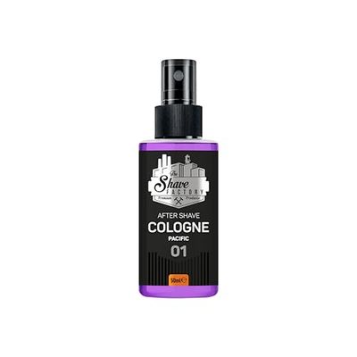 The Shave Factory Colonia dopo la barba - Un'essenza fragrante per una cura impeccabile dopo la rasatura per una sensazione duratura di freschezza e comfort (50 ML, 01 Pacifico)