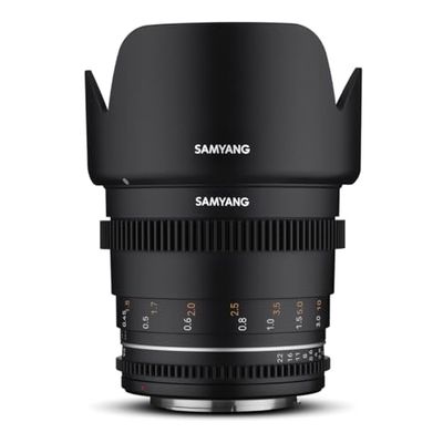 Samyang MF 50 mm T1,5 VDSLR MK2 Sony E – Obiettivo standard cinese e video per Sony E Mount, distanza focale fissa, 50 mm, Follow Focus, corona dentata full-size e APS-C, risoluzione 8K, nero