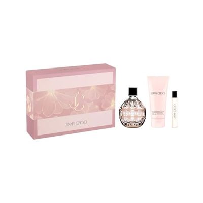 Jimmy Choo Eau De Parfum Spray 100 ml - set med 3 stycken