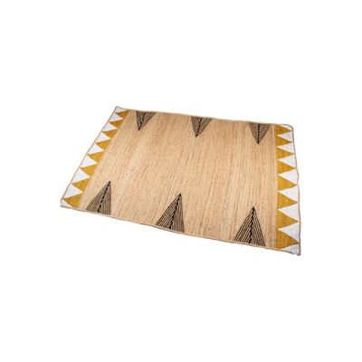 Alexandra House Living Natuurlijk rotan tapijt, natuurlijke vezels, 60 x 100 cm