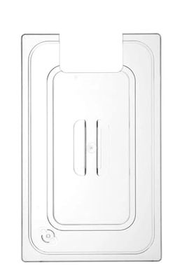 Gastronorm Lock med Sous Vide Stick-Urtag, GN 1/1, 530mm x 325mm, Transparent