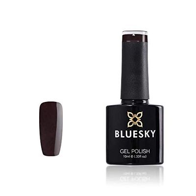 Bluesky CS57 14 Dag Slitage Blötlägg Av UV Kom Nagellack 10 ml, Drk Grå