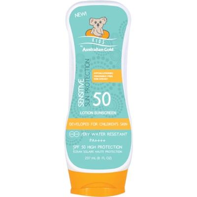 Australian Gold Kids Sensitive Locion Spf50 237ml, Multicolor, Vanilla