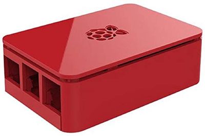 OneNineDesign behuizing voor Raspberry Pi 3 Model B+ en vorige modellen, kleur: rood