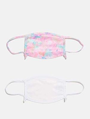 Skinnydip Mascarillas para cubrir la cara en varios colores Tie Dye & Blanco, 10 g
