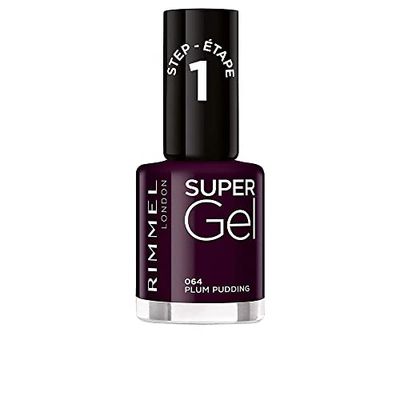 Rimmel Long Lasting Gel Nail Polish 064 Plum Pudding