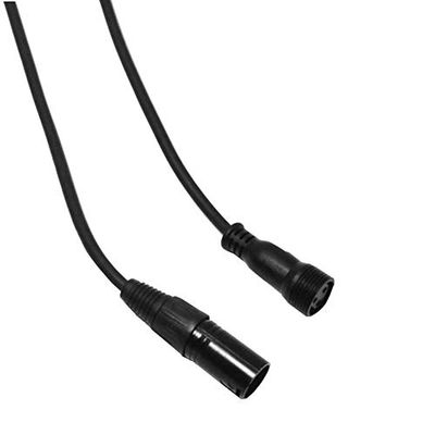 cablematic. fr - DMX512 DMX kabel XLR 3-pins vrouwelijk naar mannelijk XLR 3-polig IP65-2 m