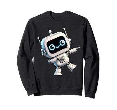 Funny Dabbing Robot Robotic Retro Robot Art Boy Costume Sweatshirt