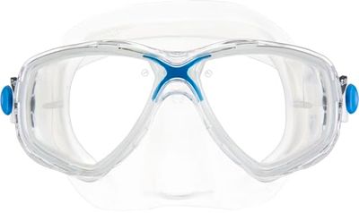 Cressi Maré - Óculos de snorkeling unissexo, cor transparente / azul