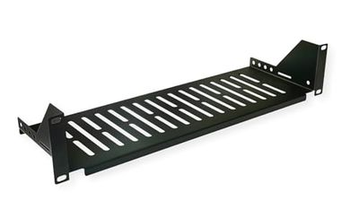 VALUE Supporto per dispositivo, 485 x 150 mm, 2U, max. 10 kg, nero