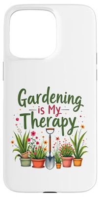 Il giardinaggio è la mia terapia Giardiniere Giardiniere Divertente amante delle piante Custodia per iPhone 15 Pro Max