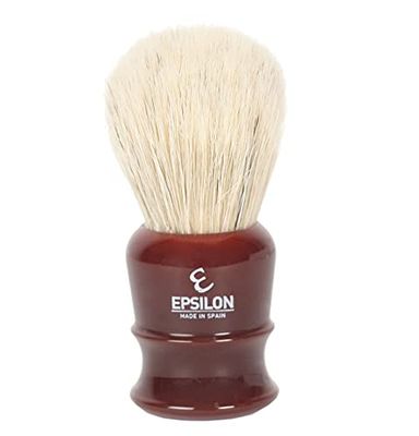 Pennello da barba con cavallo bianco Epsilon bordeaux 27 mm