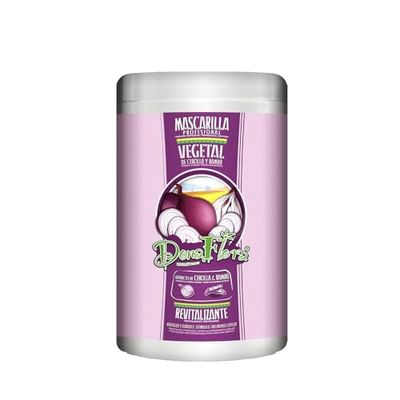 DONA FLORA – Masque Revitalisant Oignon & Bambou 1kg – Stimule la Croissance – Hydratation Profonde et Brillance – Sans Parabènes ni Sulfates – Cheveux Secs et Abîmés