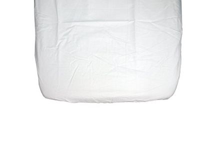 Ti TIN | Pack of 2 Baby Fitted Sheets for Carry Cot, Moses Cot or Car | 100% Cotton | Fitted Fitted Sheets with Elastics for Baby | Pack 2 Units | White Colour | 35 x 75 cm
