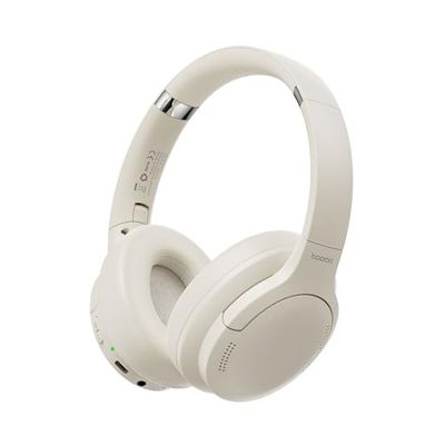 toocki Bluetooth 5.3 Headphones, Foldable, 40 mm Speakers, 26 Hours Battery Life