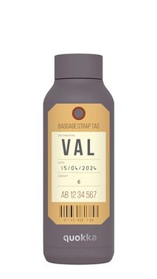 Quokka Solid - Grey 510 ML Valencia Label
