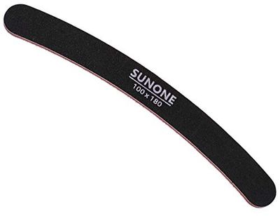 Sunone Fichier, Banane 100/180, 10PC 14821 Noir