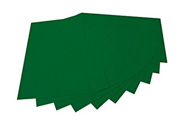 Folia 520458 - Bastelfilz, 20 x 30 cm, 10 Hojas, Pino Verde