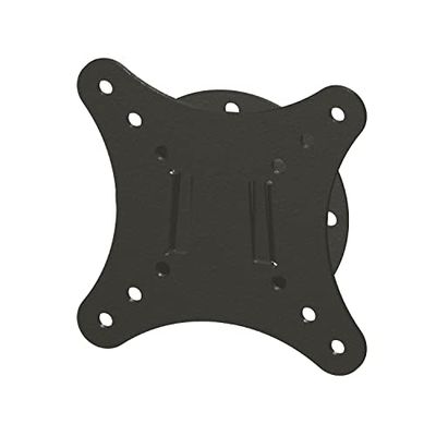 TM Electron TMSLC001 Suporte de parede universal fixo para monitores ou televisores LED, OLED, LCD, plasma de 10" até 24", máximo 25 kg, VESA 100 x 100, preto