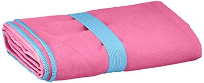 Playshoes Unisex Multifunctional Towel, Microfibre Bath Towel Portable Blanket, Pink, 90 x 200 cm