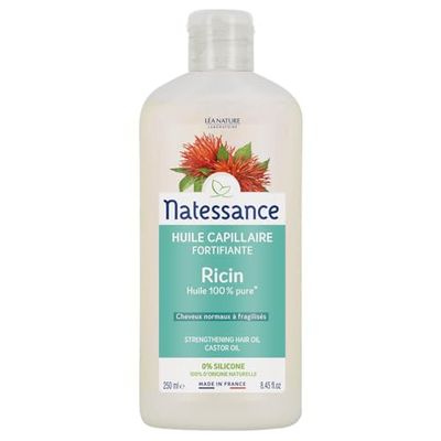 Natessance Olio per Capelli ricino per capelli/unghie 250 ml