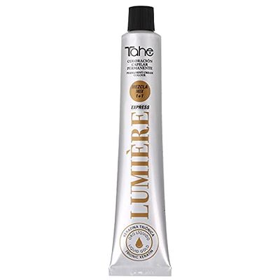 Tahe – Lumière Express – Teinture de cheveux, coloration professionnelle et permanente, 100 ml – Ton 6.1 blond foncé cendré