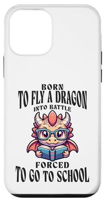 Born To Fly A Dragon Into Battle Forced To Go To School Joke Case for iPhone 12 mini