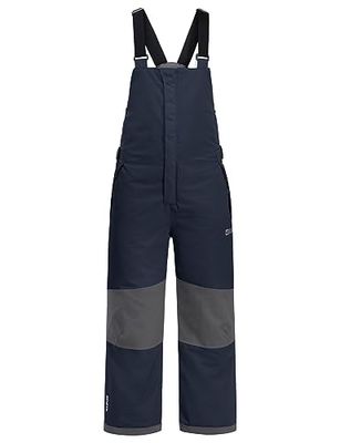 Jack Wolfskin Actamic 2L Ins Bib K Pantaloni da Trekking, Blu Notte, 116 Unisex-Bambini