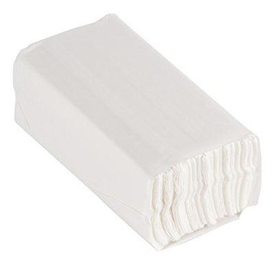 Paquet de 24 serviettes à main blanches pli C Jantex