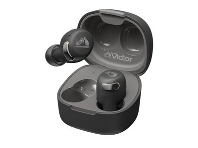 JVC Auriculares Inalambricos Bluetooth | 27 Horas de batería | Ultraligero | Auriculares Bluetooth Cancelación Ruido y Modo Corte de Viento | Resistente al Sudor | Audifonos Inalambricos - HA-A30T2