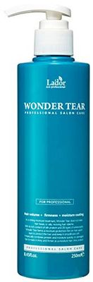 LA'DOR Wonder Tear 250 ml Après Shampooing Hydrate Cheveux Secs Renforce Structure Abîmée Protège Contre Traitements Chimiques Effets Négatifs l'Environnement Extérieur