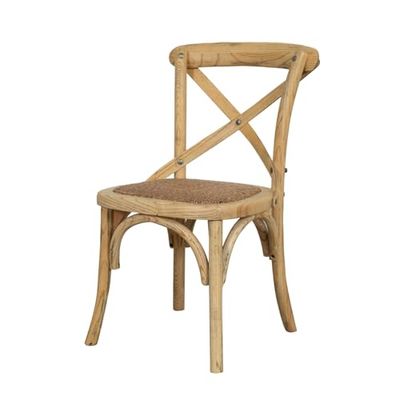 Biscottini Sedia Thonet baby in legno massello e rattan L36,5xPR42,5xH65,5 - Sedie sala da pranzo - Sedie vintage - Poltroncina camera da letto - Arredamento casa