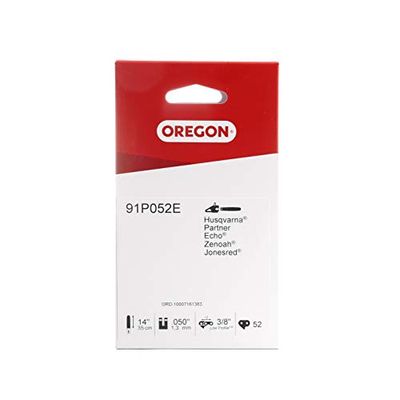 Oregon - Cadena para Motosierra, paso de 3/8”, calibre de 0,050”, 52 eslabones motrices en barra de 35 cm (14”), retroceso suave y compatible con varios modelos de Stihl