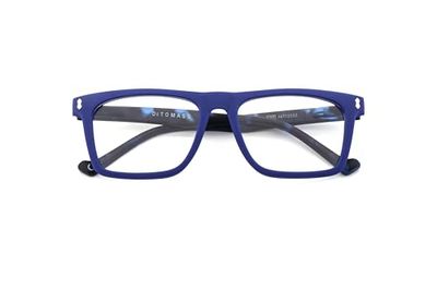 DE TOMASO Reading Glasses, Blu, 54mm Unisex