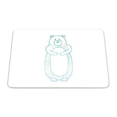 Bonamaison, Rectangle Pop Art Digital Printed Mouse Pad, Non-Slip Base, for Office and Home, Size: 22 x 18 cm