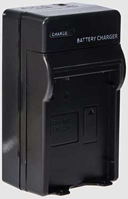 Amsahr Grade A de Celdas de batería y Digital de Cargador con tecnología Smart, Entrada: AC 100 – 240 V 50/60Hz máx 150 mA Salida: DC 8.4 V, 600 mAh para Nikon Gris