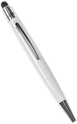 Wedo 26115000 Touchpen Mini 2-i-1 (ledande pekpenna, 10 cm) vit