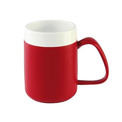 NRS Healthcare Easy Drink Thermo Safe Mug - Red and White