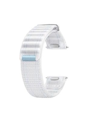 Samsung Stof Band Textiel Armband (XS) voor Galaxy Watch4 | Watch5 | Watch6 | Watch FE | Watch7 Series, Blue White, Blauw Wit, XS