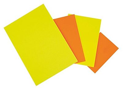 Apli 042925 Apli 042925 25 rango Fluo no borrable, 500 mm x 650 mm, 780 g, jaune-orange